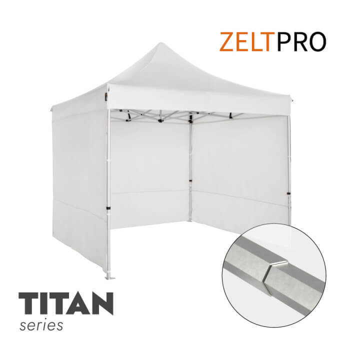 (4779051004461) Tirdzniecības telts 3x3 Balta TITAN