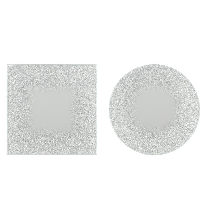 Svečturis -paliktnis 4Living Spogulis sudraba 10cm
